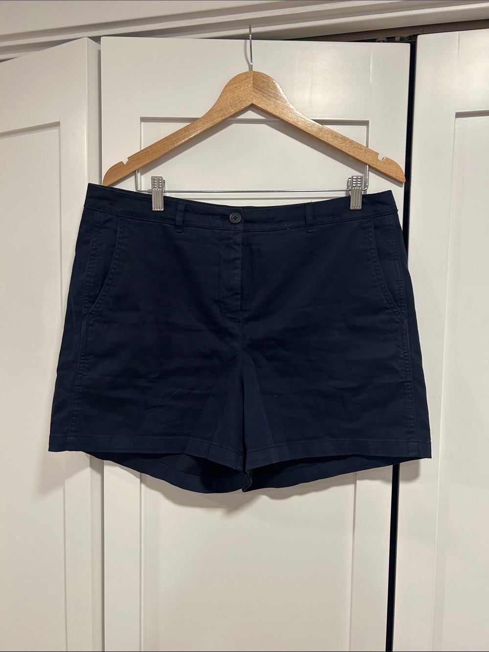 J. Crew Navy Chino Bermuda Shorts